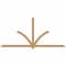Ekena Millwork Redmond Timber Gable Bracket, Western Red Cedar, 108"W x 49"H x 3 1/2"D x 3 1/2"F, 11/12 Pitch GBW108X49X0404RED00SWR - alternate 1